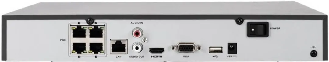 ABUS TVVR36402 NVR - 4 Kanalen - Zwart