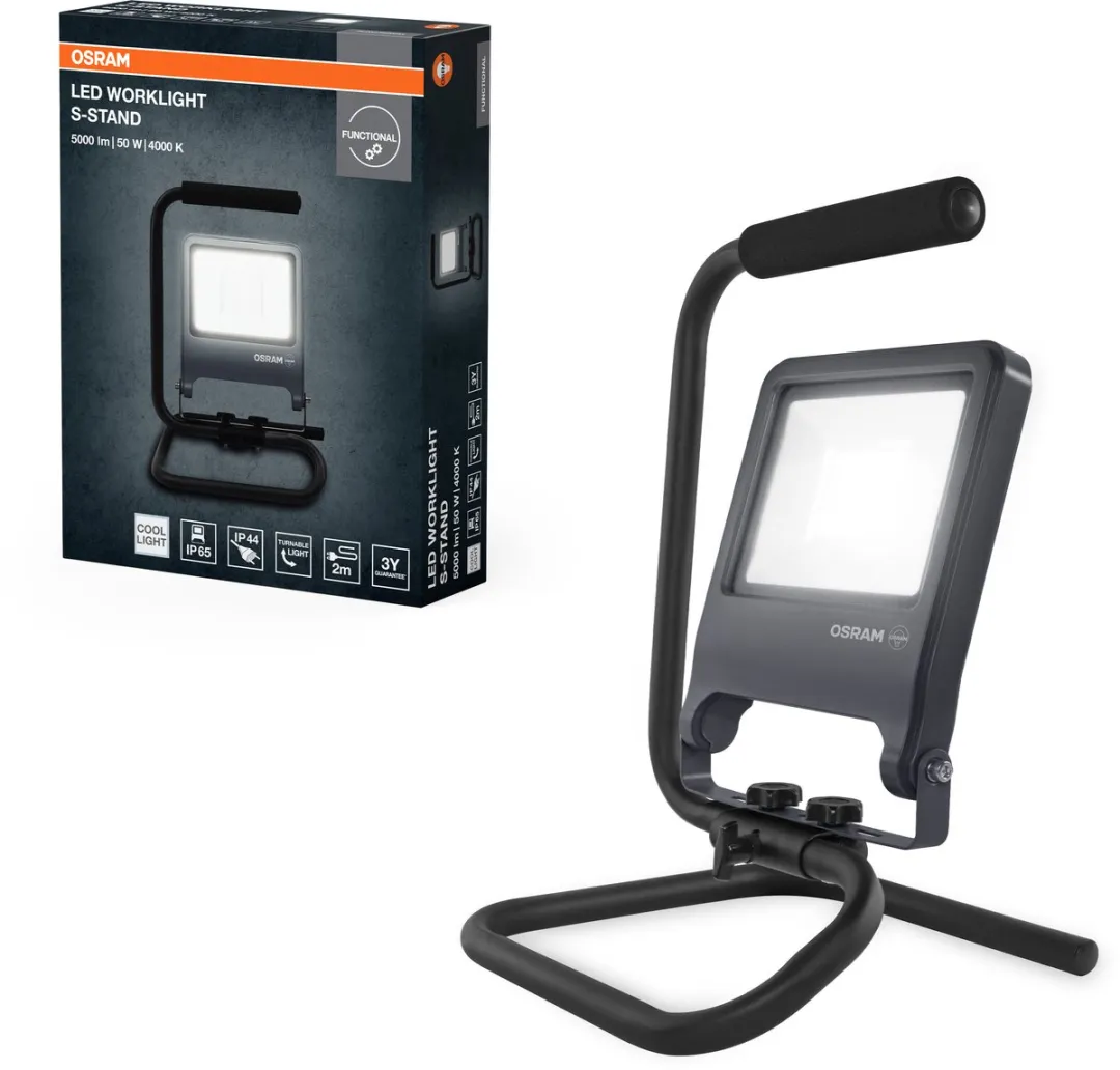 Osram LED Worklight S-Stand 50W 4500lm - IP65 - Donkergrijs