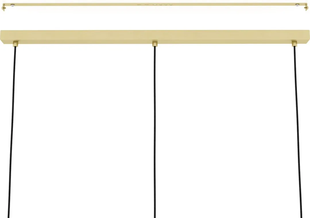 Eglo Caprarola Hanglamp E27 - 90cm - Zand/Koper