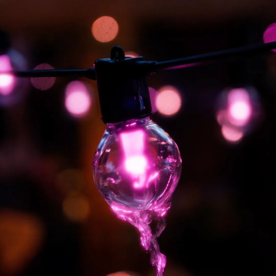 Philips Hue Festavia Lichtslinger 10 Globelampen - 7m - Wit & Kleur - Incl. Dimmer Switch
