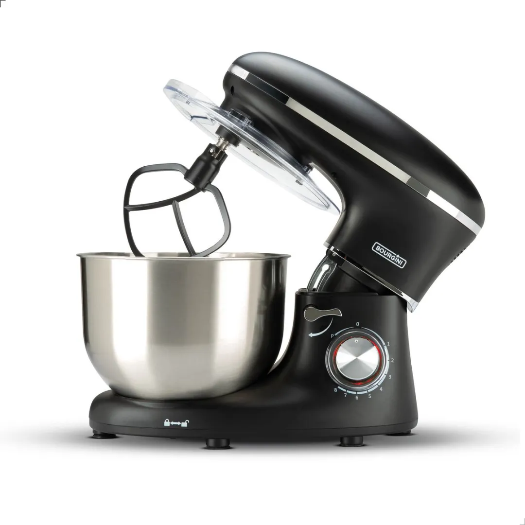 Bourgini Kitchen Chef Plus Keukenmachine 1300W - 6.2L Zwart - afbeelding 6 van 6
