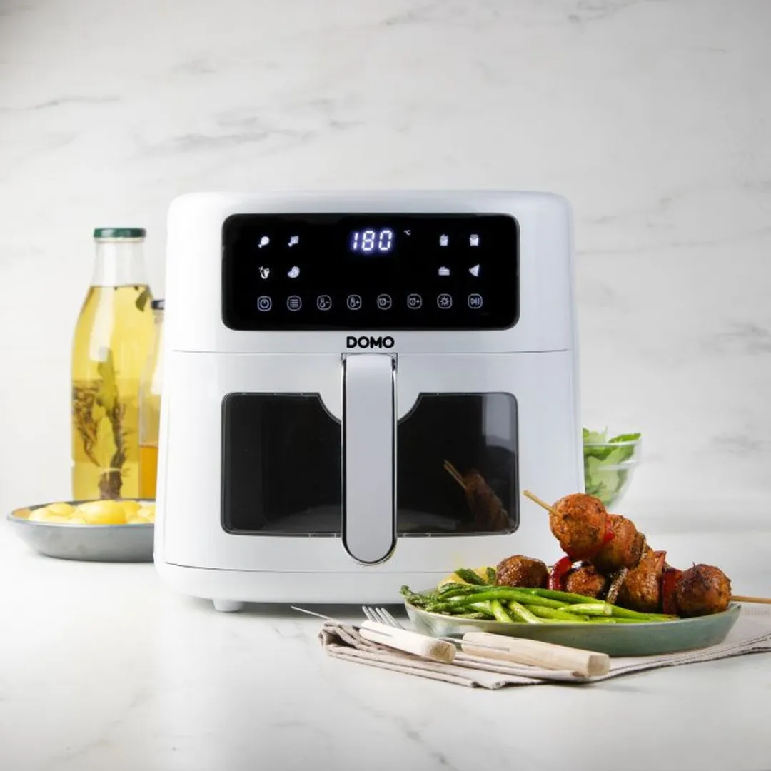 Domo DO1136FR Heteluchtfriteuse 6L - 1500W - Wit