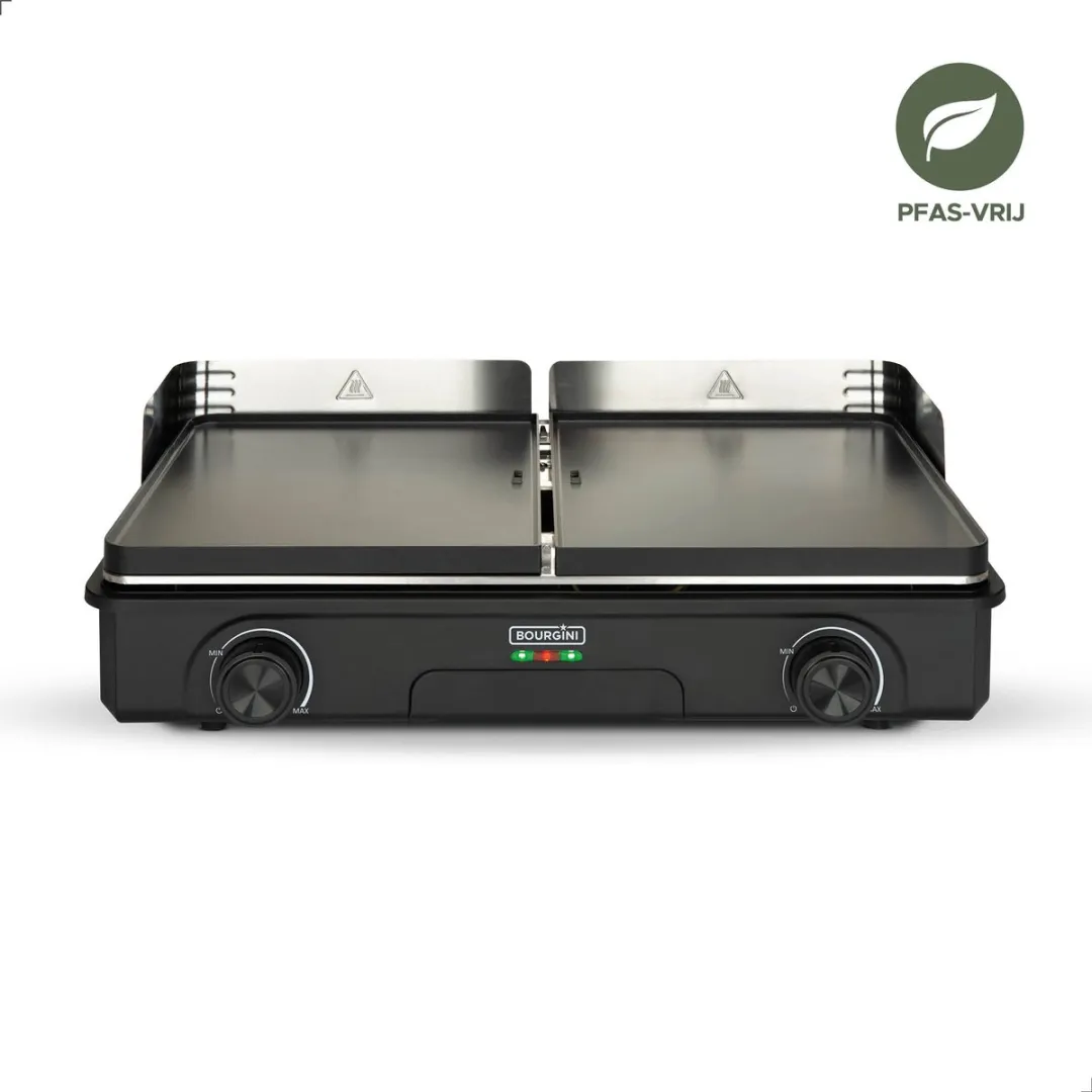 Bourgini Plancha Pure Plancha - 2200W - 8 Personen - Zwart
