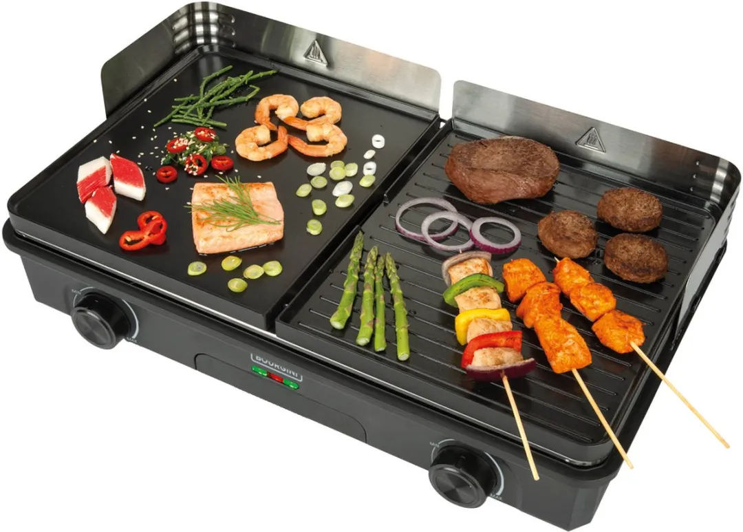 Bourgini Plancha Pure Plancha - 2200W - 8 Personen - Zwart