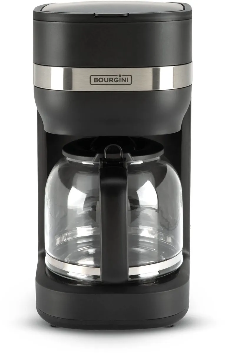 Bourgini Elements Koffiezetapparaat 1,5L - 12 Kopjes - Zwart