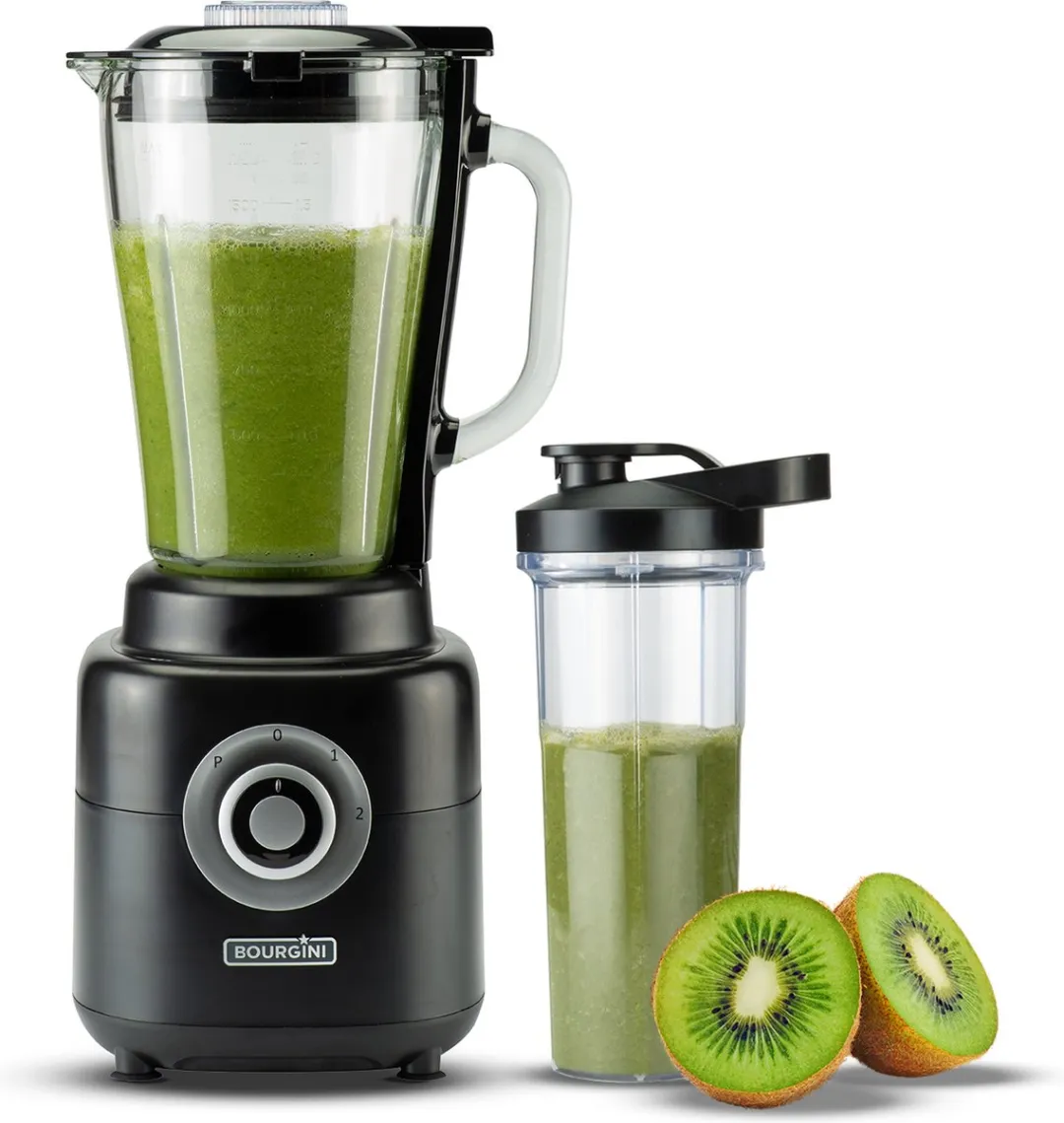 Bourgini PowerBlender 1000W - 1.75L - Zwart