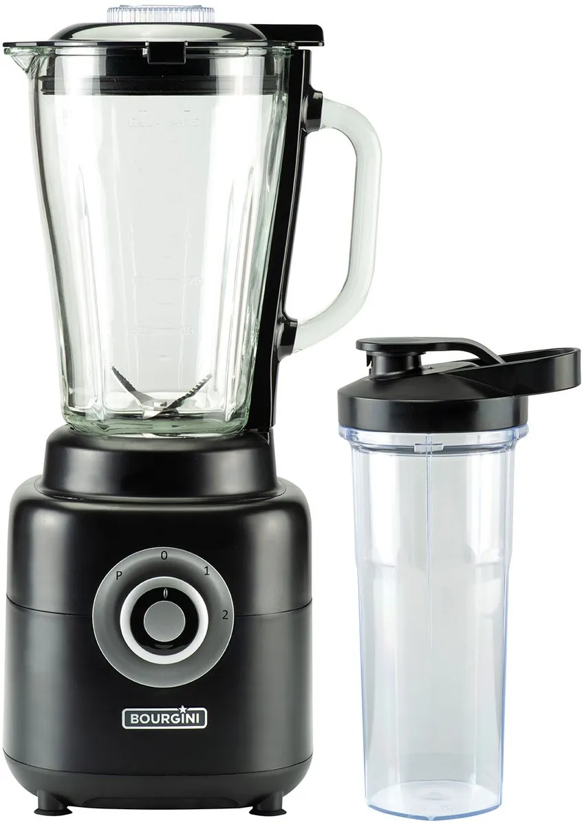 Bourgini PowerBlender 1000W - 1.75L - Zwart