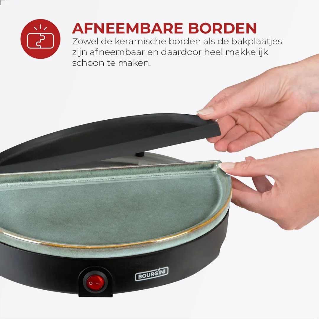 Bourgini Chef's Dinner Party Gourmetstel - 8 Personen - Grijs Blauw