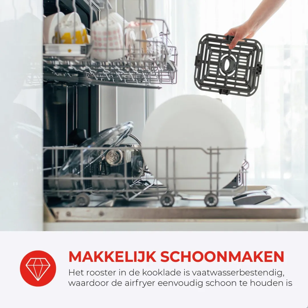 Bourgini Slimfit Airfryer XL 1500W - Blauw