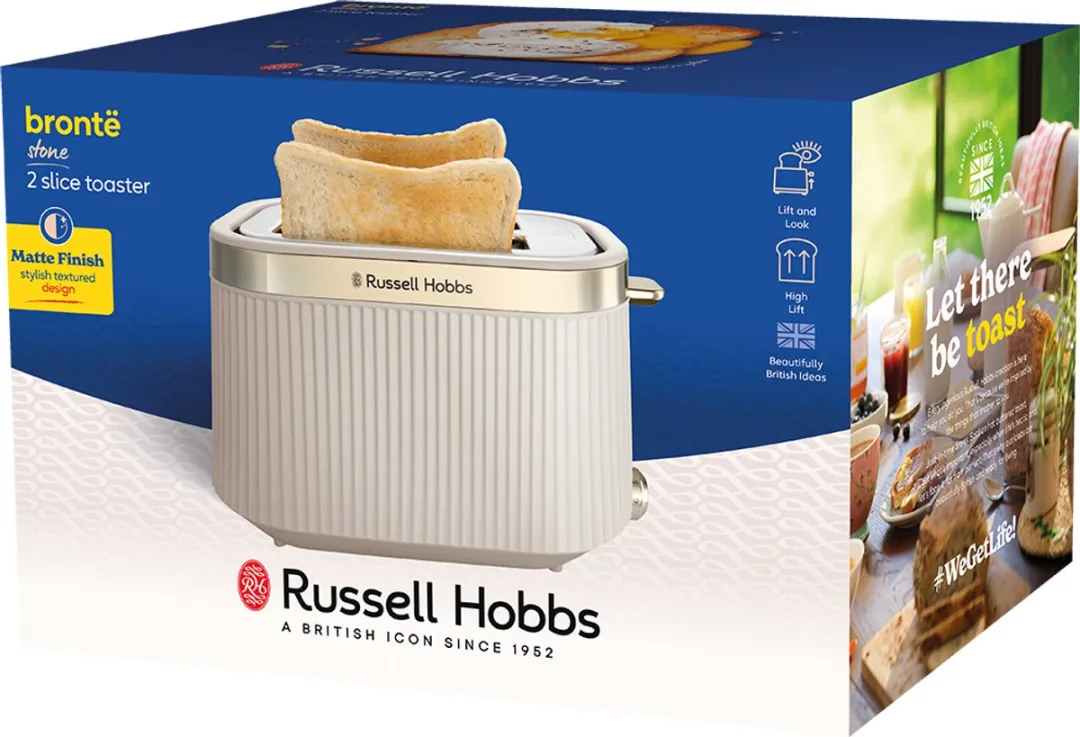 Russell Hobbs Brontë Stone Broodrooster 26761-56 - 2 Snijvlakken