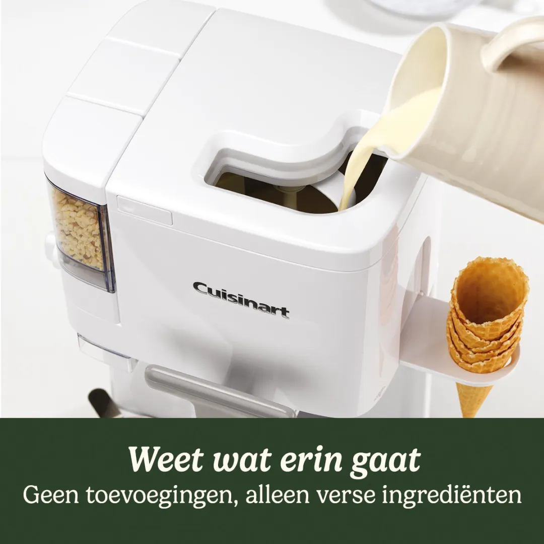 Cuisinart Soft Serve IJsmachine ICE48E - 150W - 1,42L - Wit