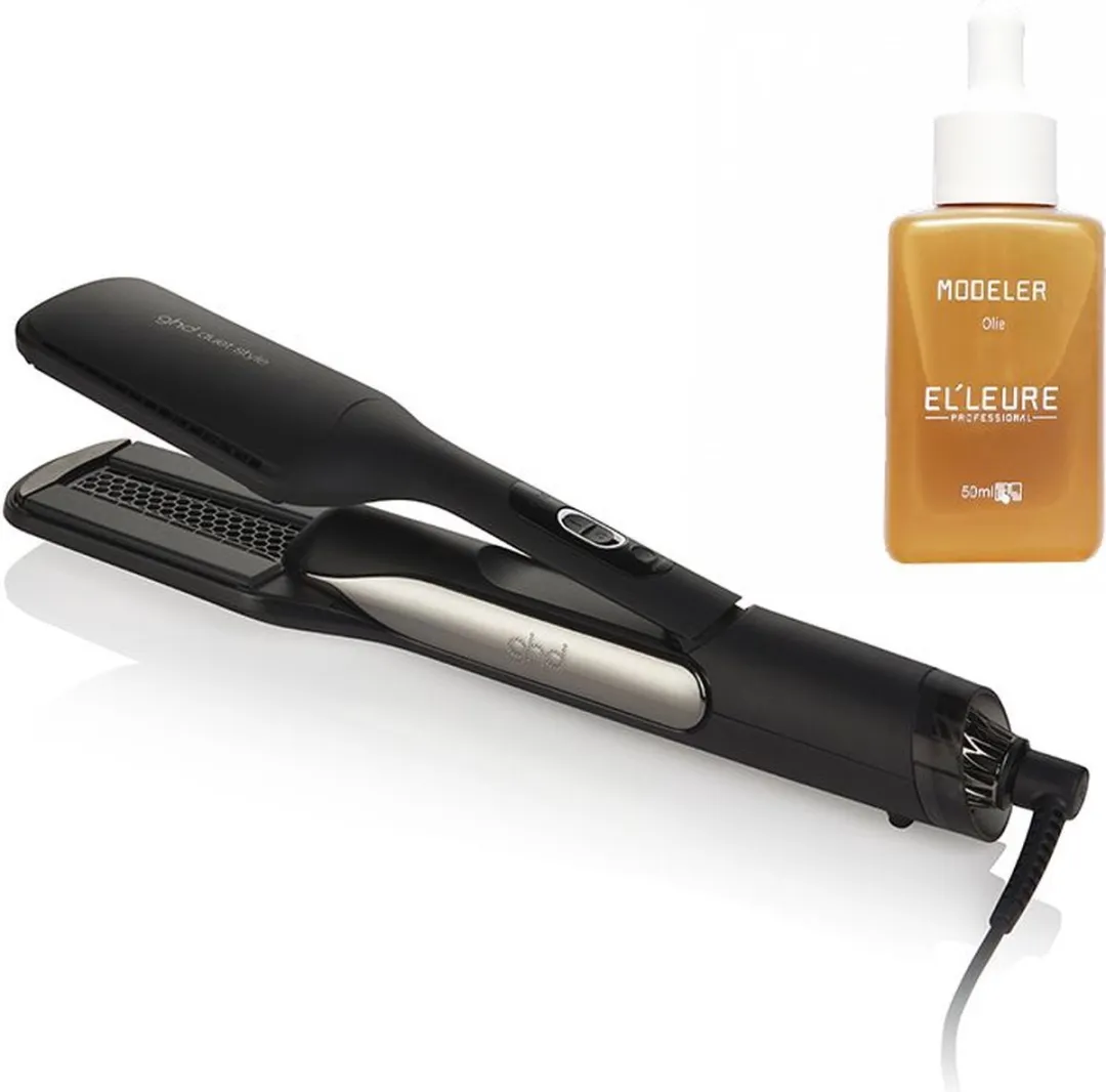GHD Duet Style Black + Elleure Modeler Olie 50ml