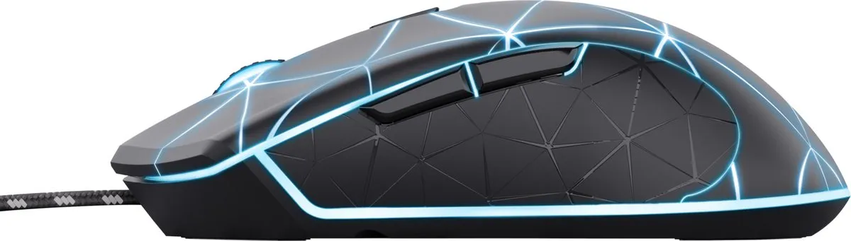 Trust GXT 133 Locx Gaming Muis 3200dpi - Zwart - afbeelding 6 van 6