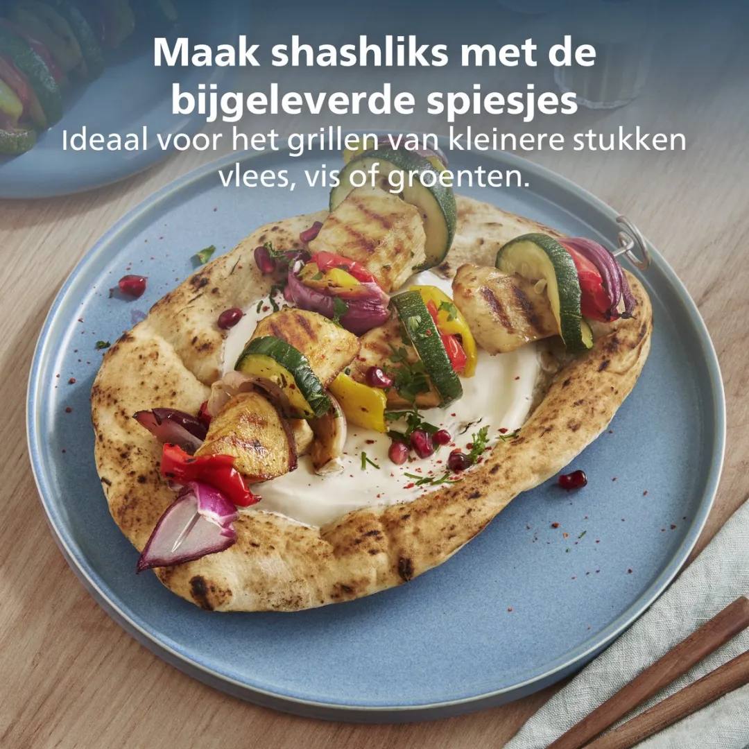 Philips HD9926/00 Grillset - 4 Spiesen - Zwart