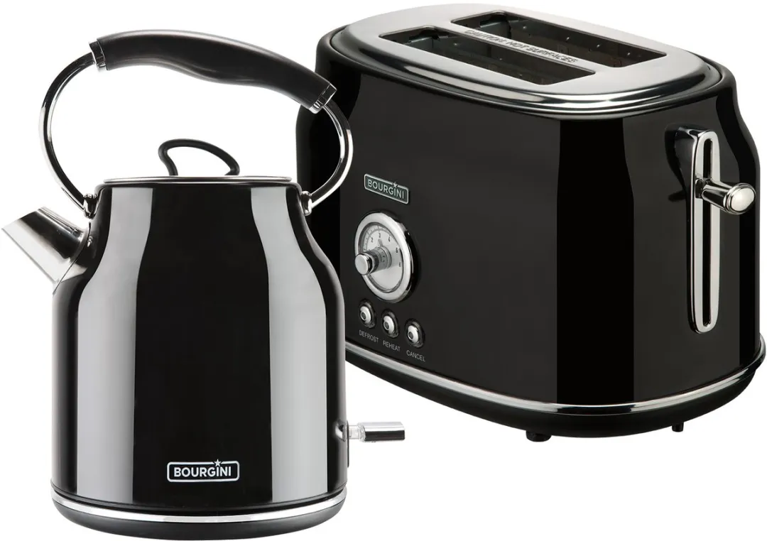 Bourgini Retro Waterkoker & Broodrooster Set