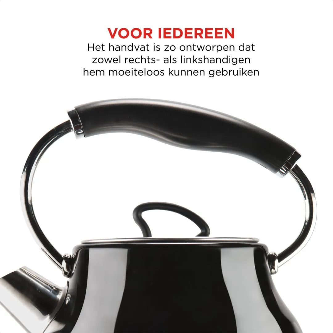 Bourgini Retro Waterkoker & Broodrooster Set - 2 Sandwiches - Zwart - afbeelding 6 van 6