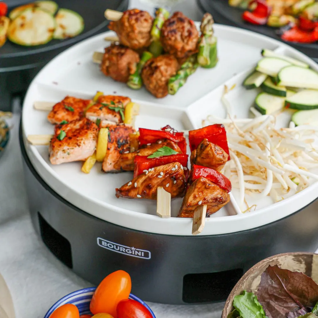 Bourgini Chef's Dinner Party Gourmetstel 6 Personen - Wit - afbeelding 6 van 6