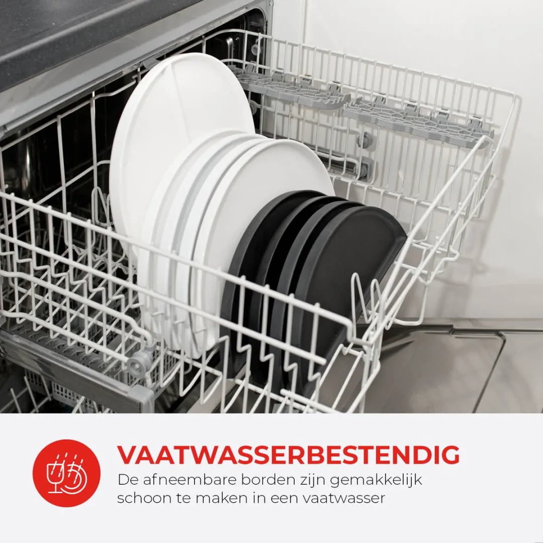 Bourgini Chef's Dinner Party Gourmetstel 6 Personen - Wit