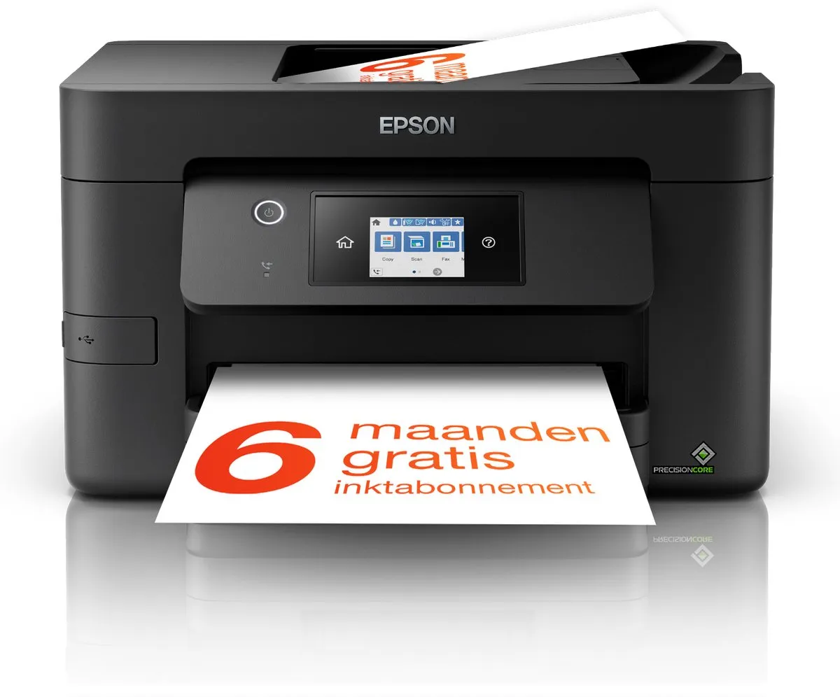 Epson WorkForce Pro WF-3820DWF All-In-One Printer - Zwart