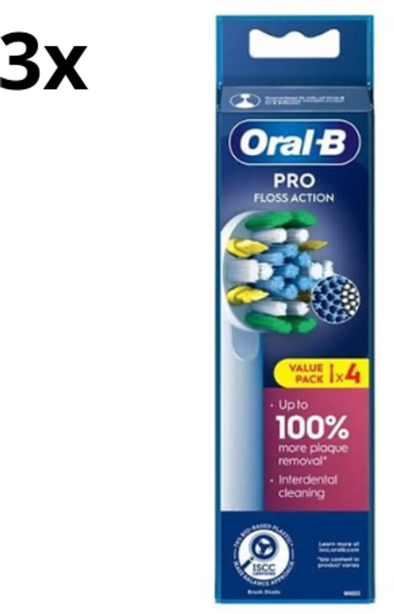 Oral-B Pro Floss Action Opzetborstels - 20 Stuks