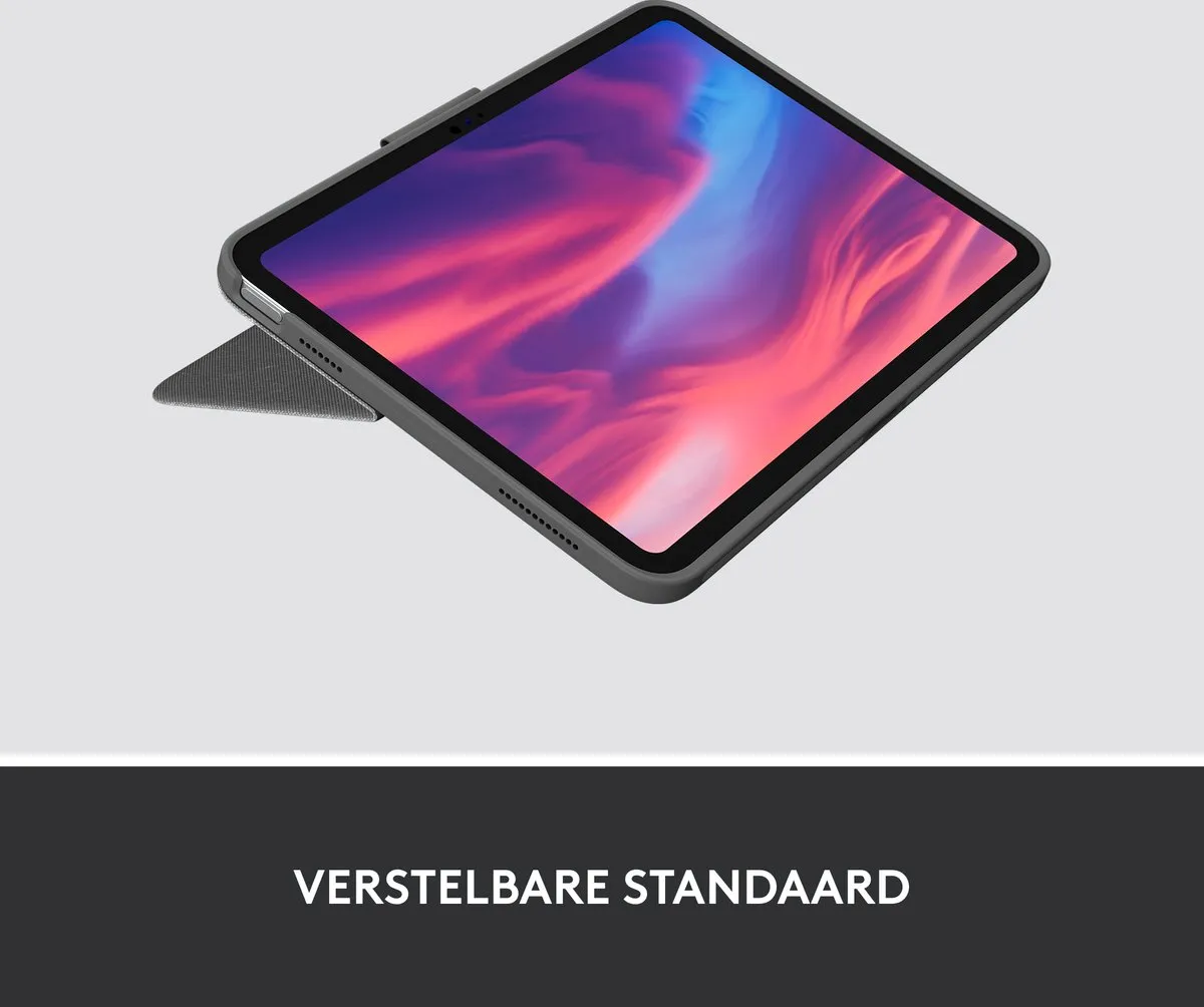 Logitech Combo Touch 920-011441 Toetsenbord - iPad 10.9" - Grijs