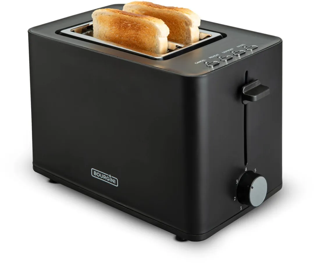 Bourgini Tosti Toaster 14.0402.00.01 - 850W - 2 Tosti's - Zwart
