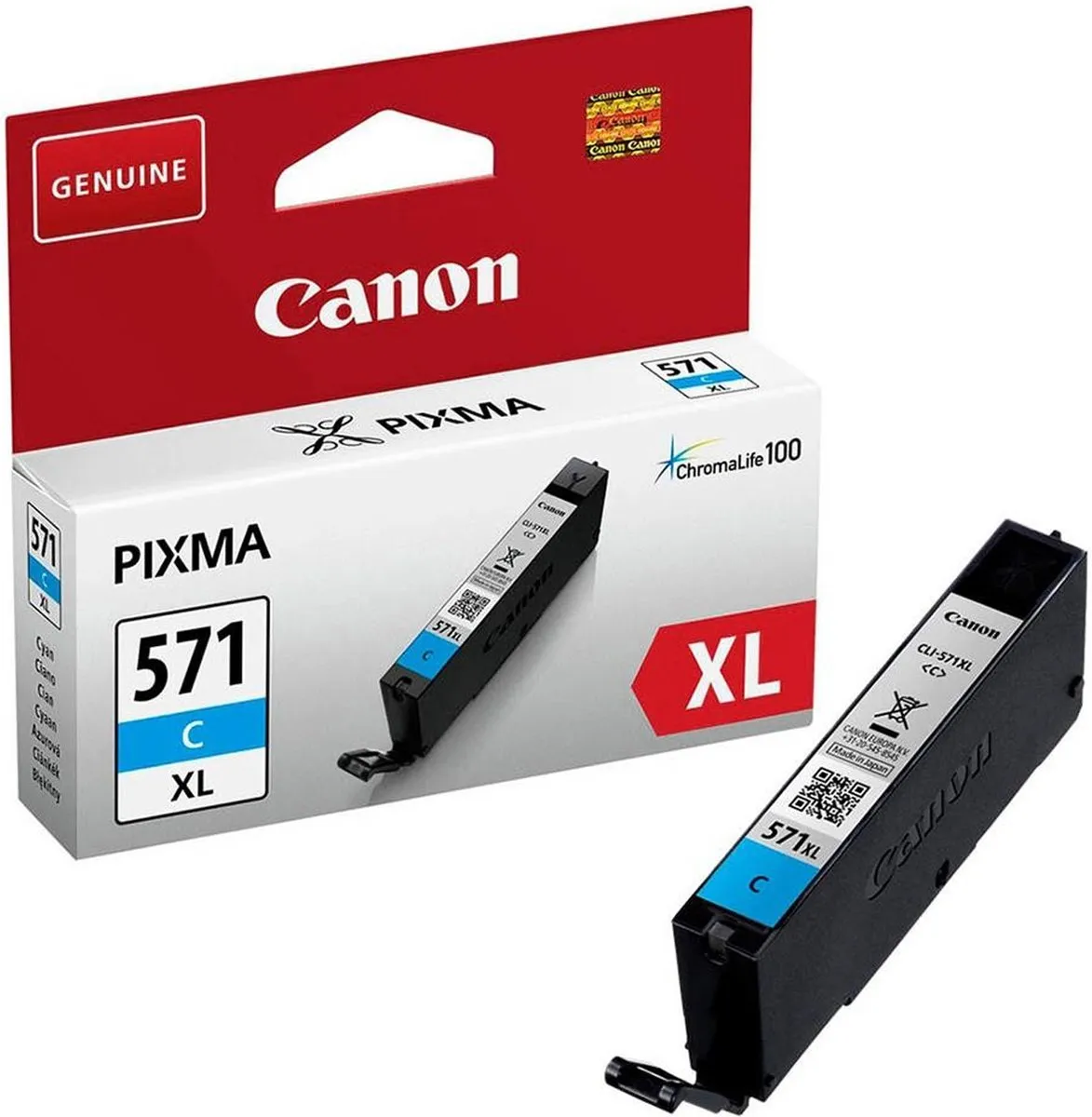 Canon CLI-571XL Inktcartridge Cyaan - 715 Pagina's