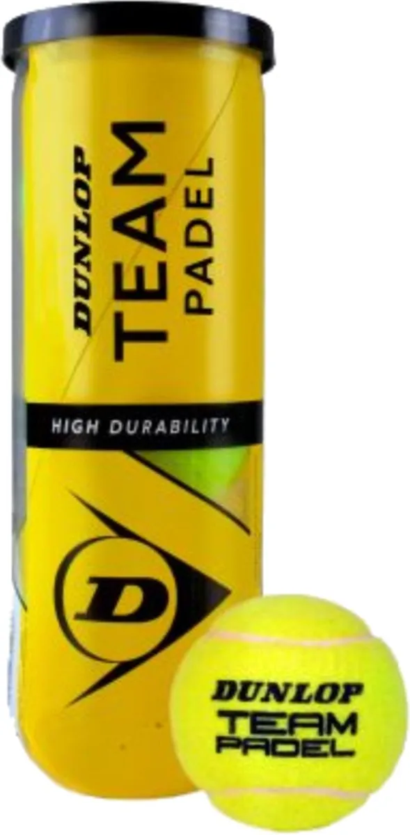 Dunlop Team Padel 3-Tin Geel