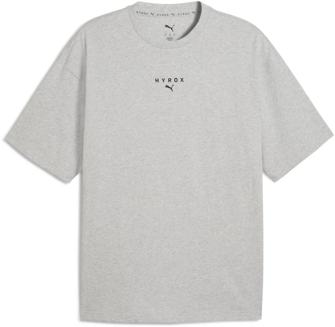 PUMA x HYROX Heren Sportshirt - Light Gray Heather
