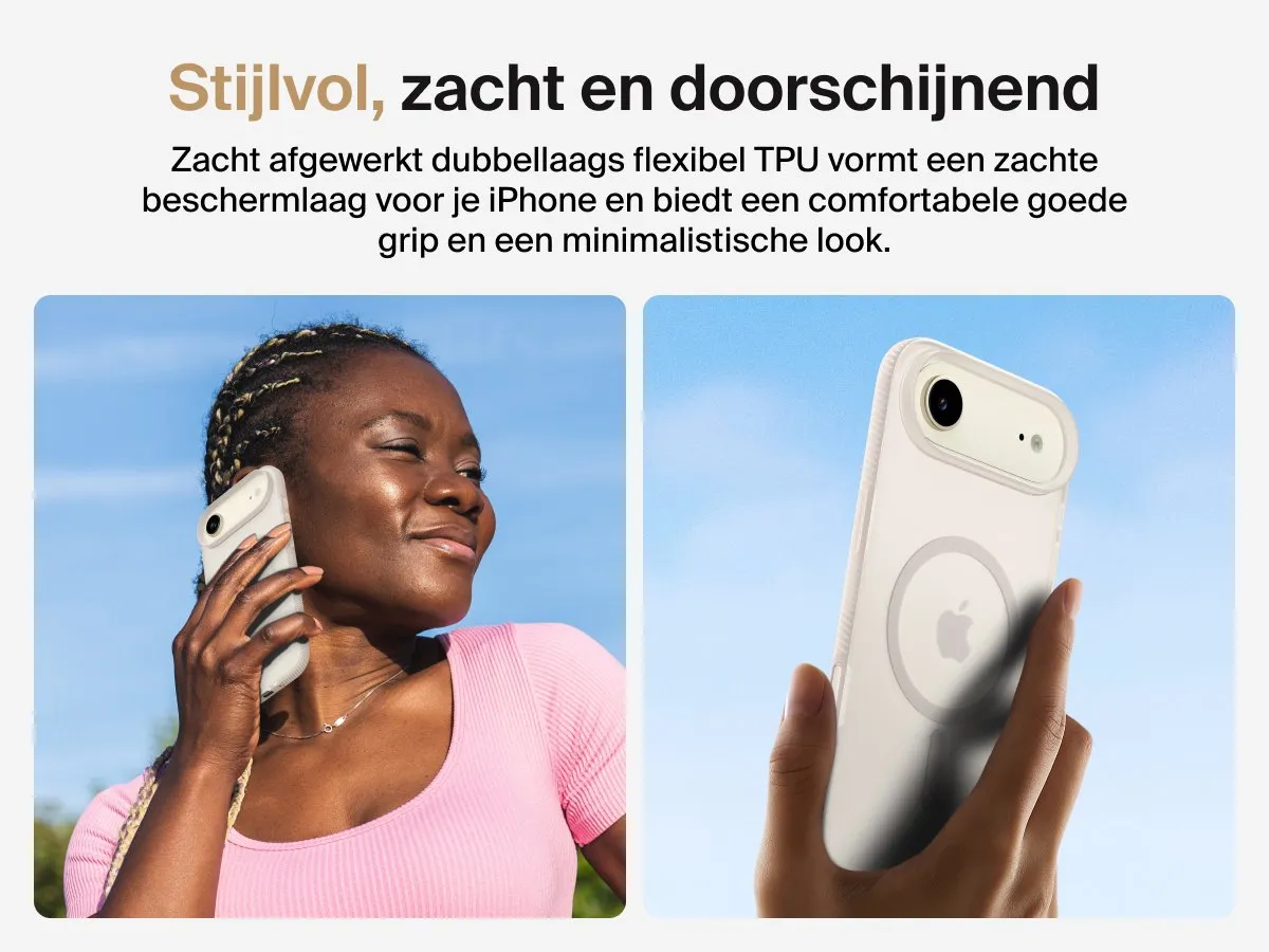 Belkin SheerForce Grip Hoesje MSA037HQSA - iPhone Air - Zand - afbeelding 6 van 6