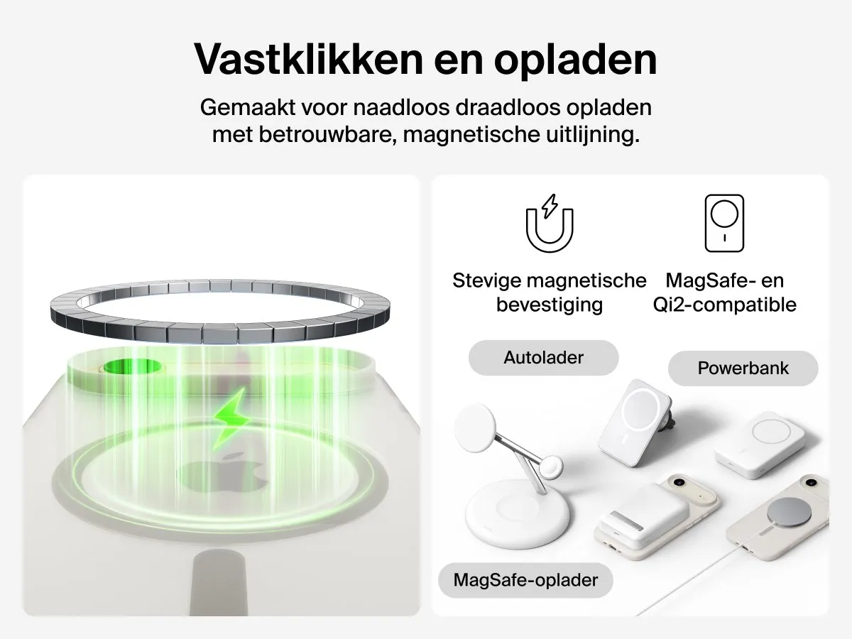 Belkin SheerForce Grip Hoesje MSA037HQSA - iPhone Air - Zand