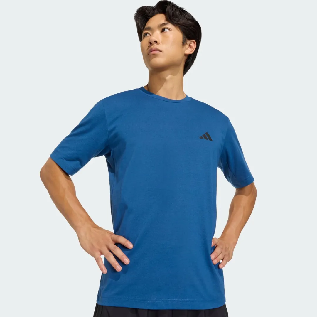 adidas Performance WORKOUT ESSENTIALS T-shirt - Blauw XXL