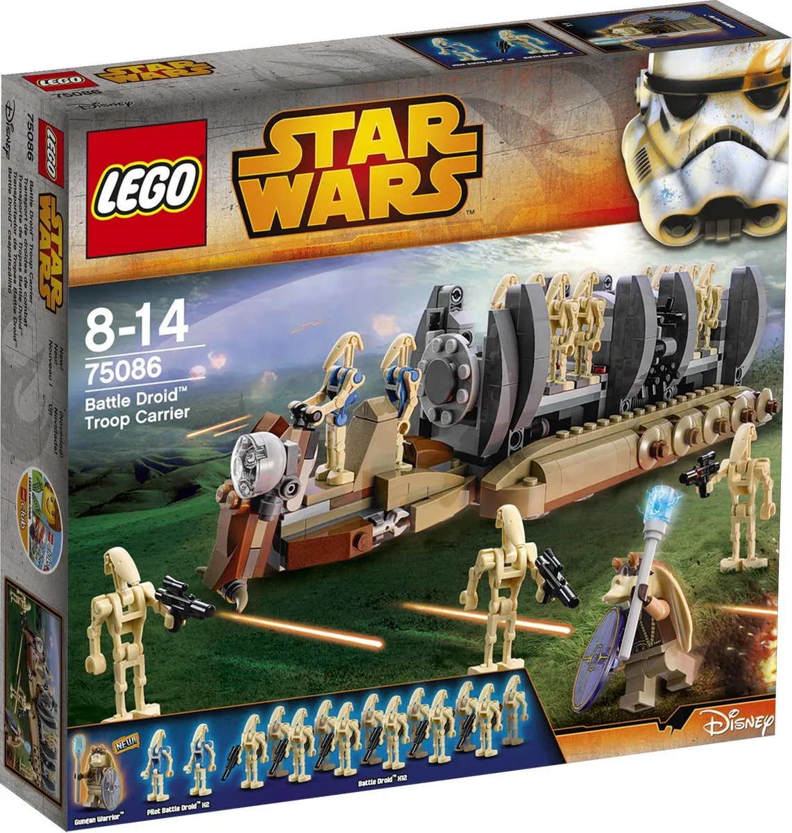 LEGO 75086 Battle Droid Troop Carrier - 565 Stukken - 15 Minifiguren