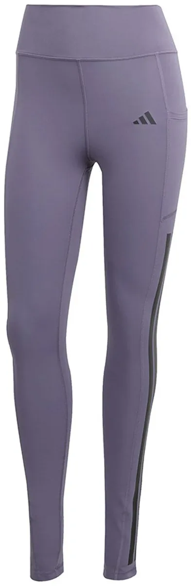 Adidas Optime 3 Stripes Leggings - Paars S