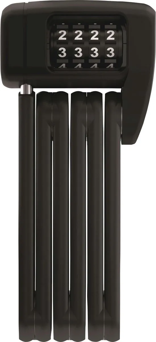 ABUS Bordo Combo Lite Mini 6055C Vouwslot - Zwart - afbeelding 6 van 6