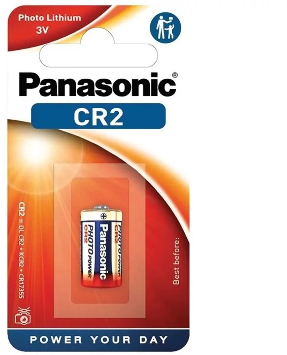 Panasonic CR-2 Lithiumbatterij 850mAh