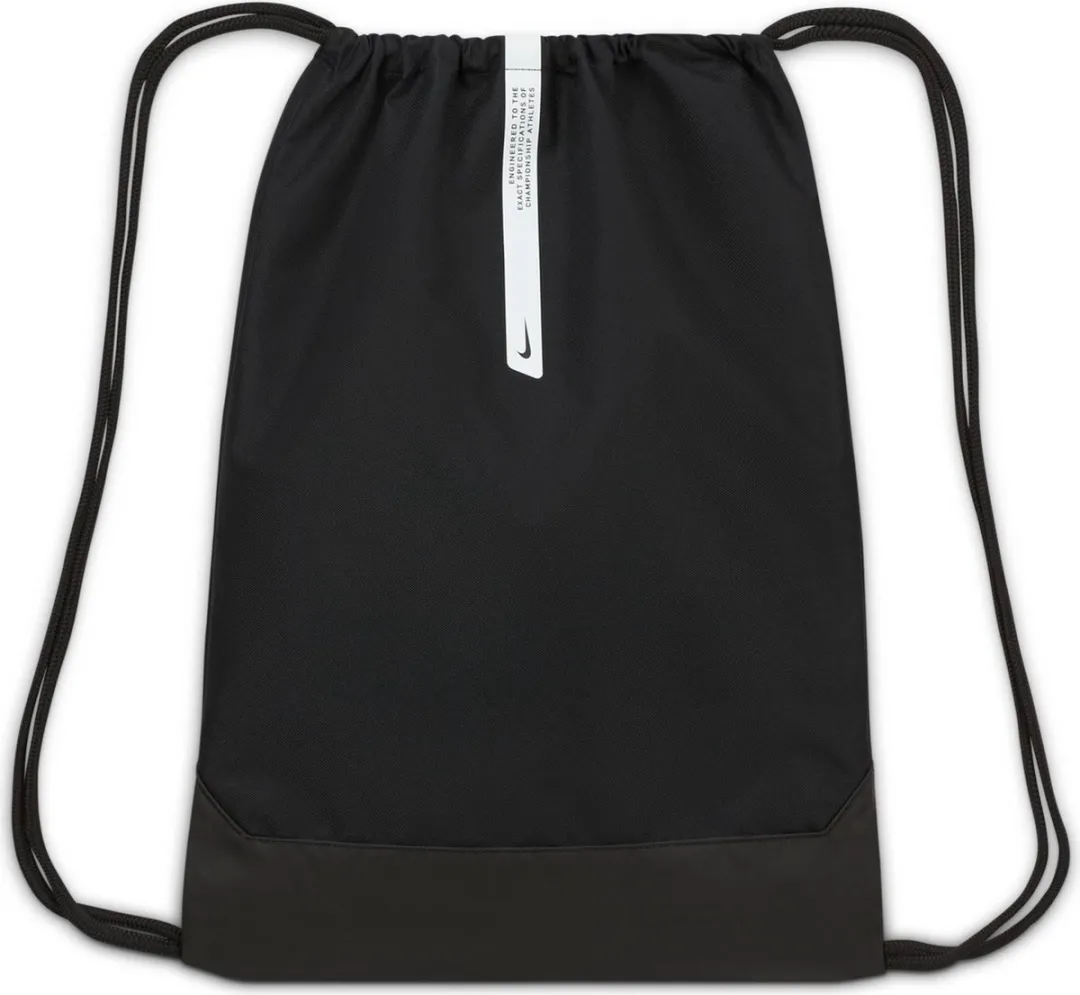 Nike Academy Gymsack - 1 vak - Zwart/Wit