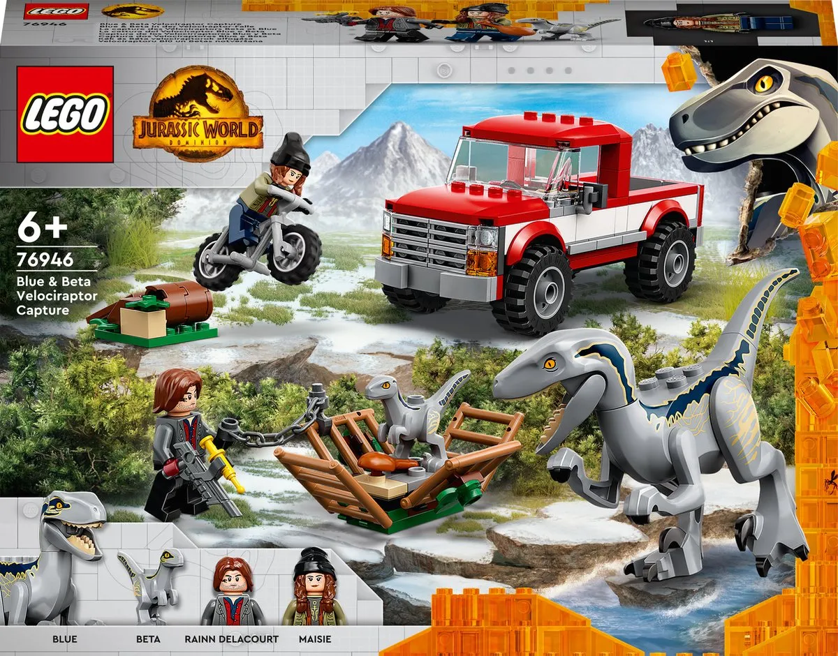 LEGO Jurassic World Blue & Beta Velociraptorvangst 76946
