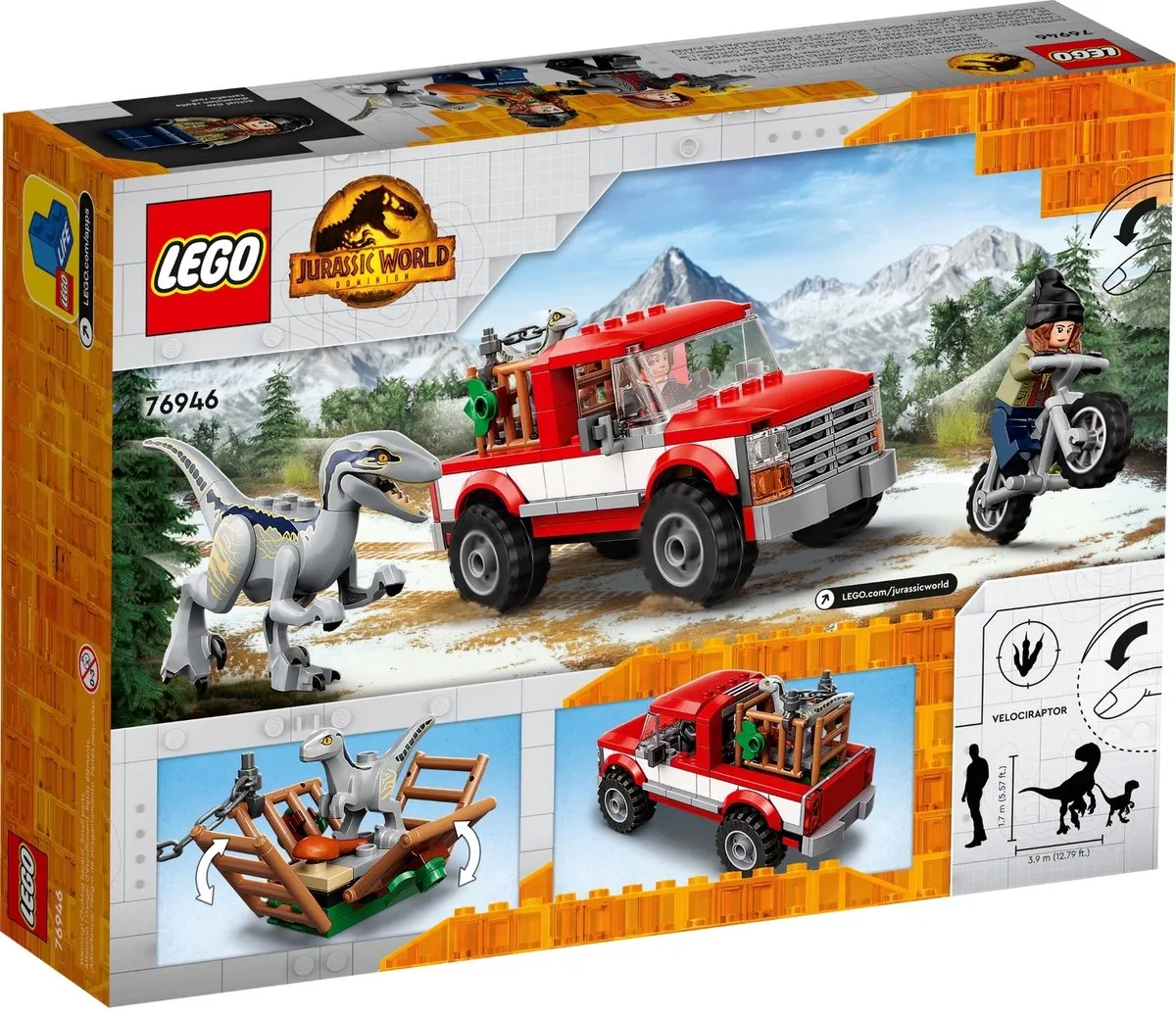 LEGO Jurassic World Blue & Beta Velociraptorvangst 76946 - Meerkleurig - afbeelding 6 van 6