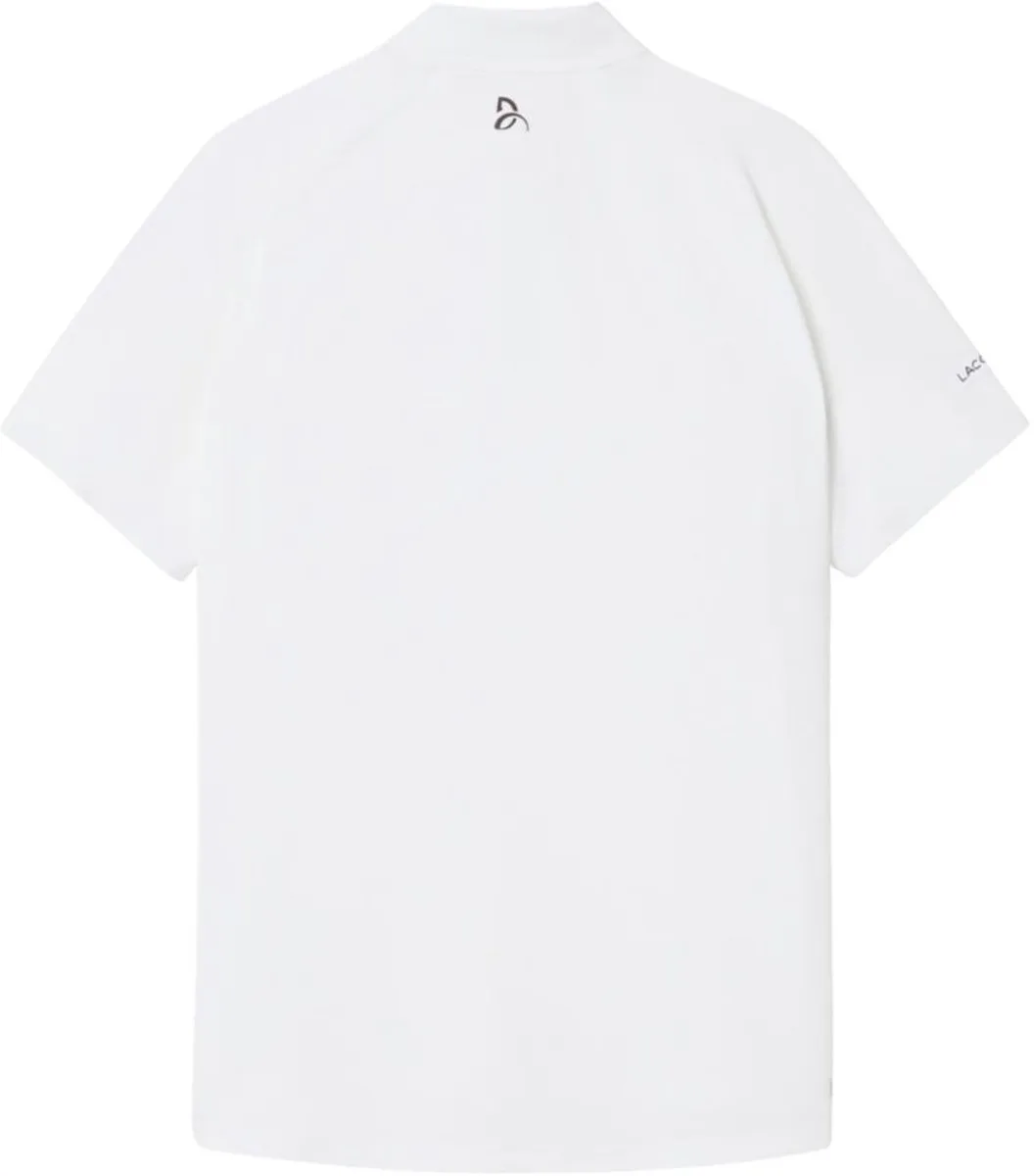 Lacoste Polo Tennis Novak Djokovic Heren - Wit XL