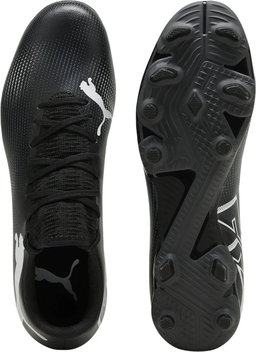 PUMA Future 7 Play FG/AG Heren Sportschoenen 42 - Zwart/Wit