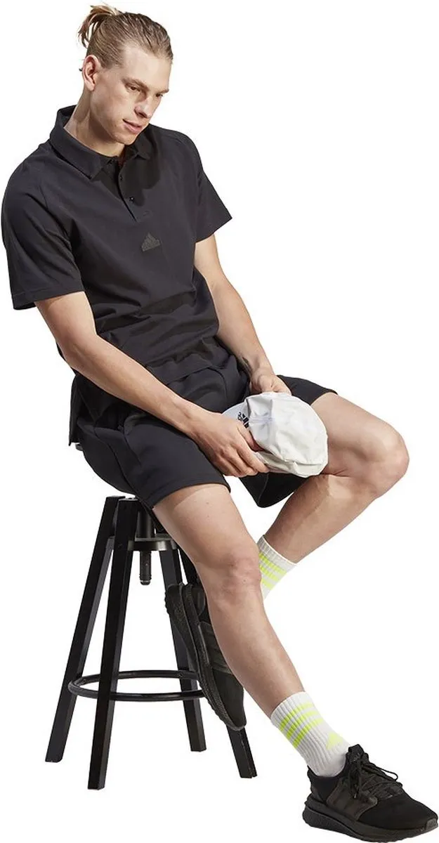 adidas Z.N.E. Premium Poloshirt IA3124 - Heren - XS - Zwart
