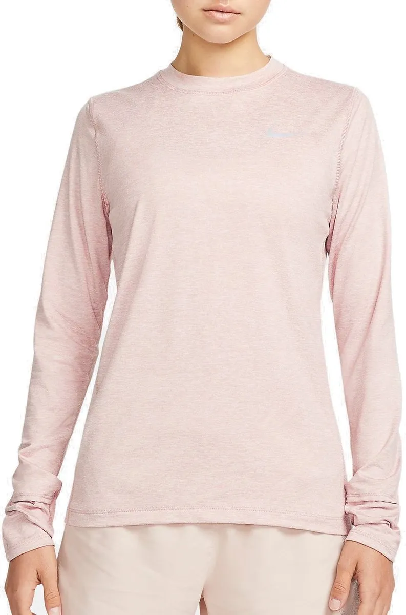 Nike Dri-FIT Element Sporttrui Dames L - Zwart