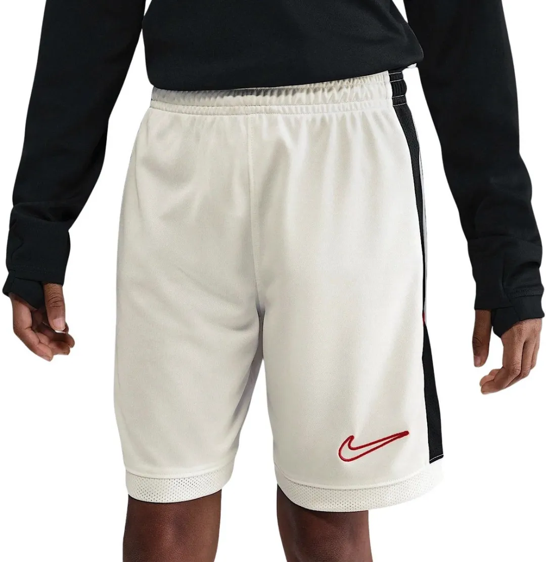 Nike Dri-FIT Academy 25 Short Junior HJ3718-133 - Maat 140 - Wit/Zwart/Rood