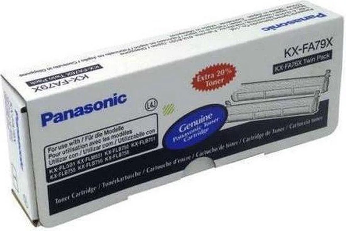 Panasonic KX-FA79X Tonercartridge Zwart
