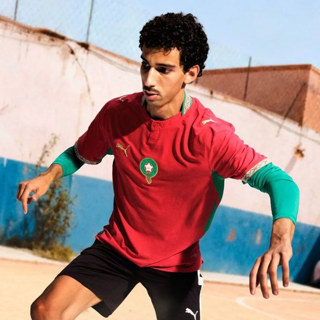 PUMA Marokko Thuisshirt 2026-2031 - XL - Rood/ Groen