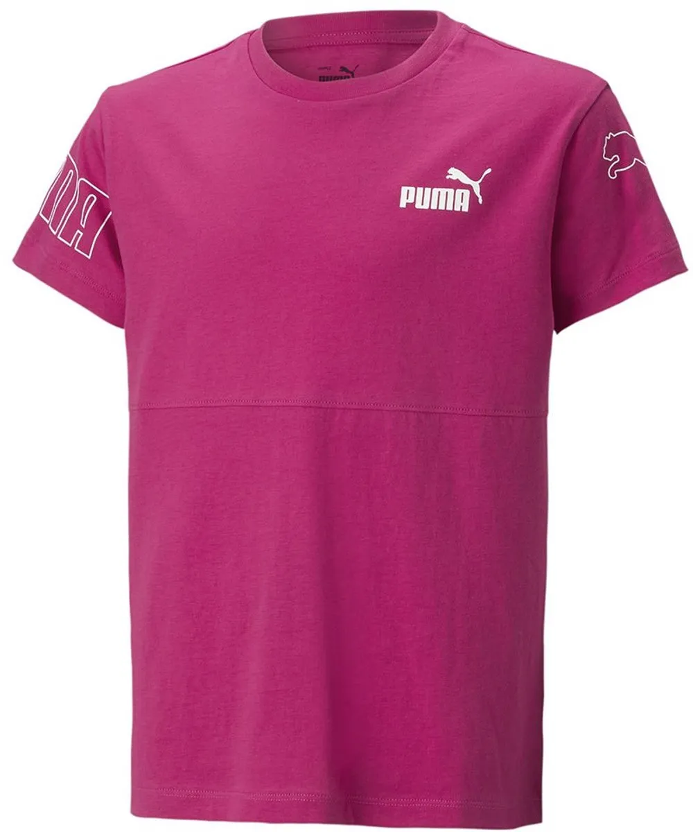 PUMA Power Colorblock T-shirt Meisjes 3-4 jaar