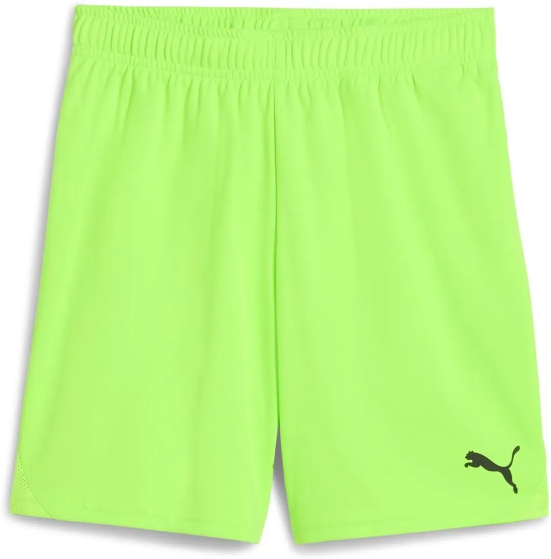 PUMA TeamGoal Shorts Jr 116 - Kinder Trainingsbroek - Green Glare/Black