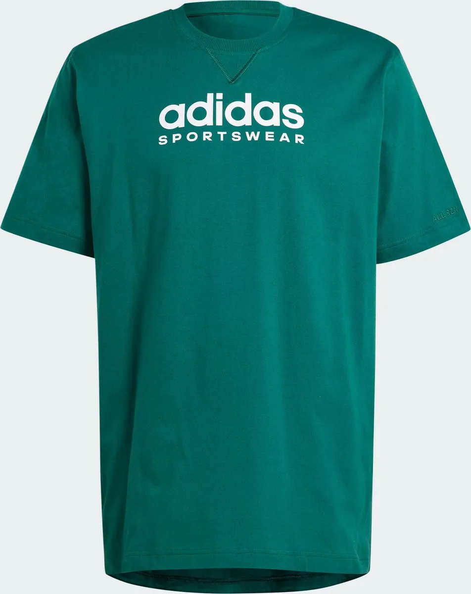 adidas Sportswear All SZN Graphic T-shirt IJ9434 - XL - Groen