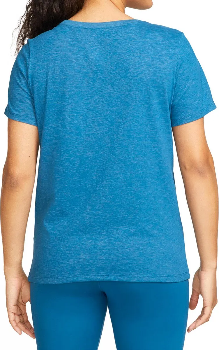 Nike Dri-FIT Dames Shirt FD2986-457 - XS - Blauw